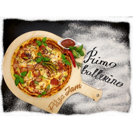 Primo ballerino. Cepta pikanta vista, desiņas, pepperoni, puravi, asie pipari, garšaugi.